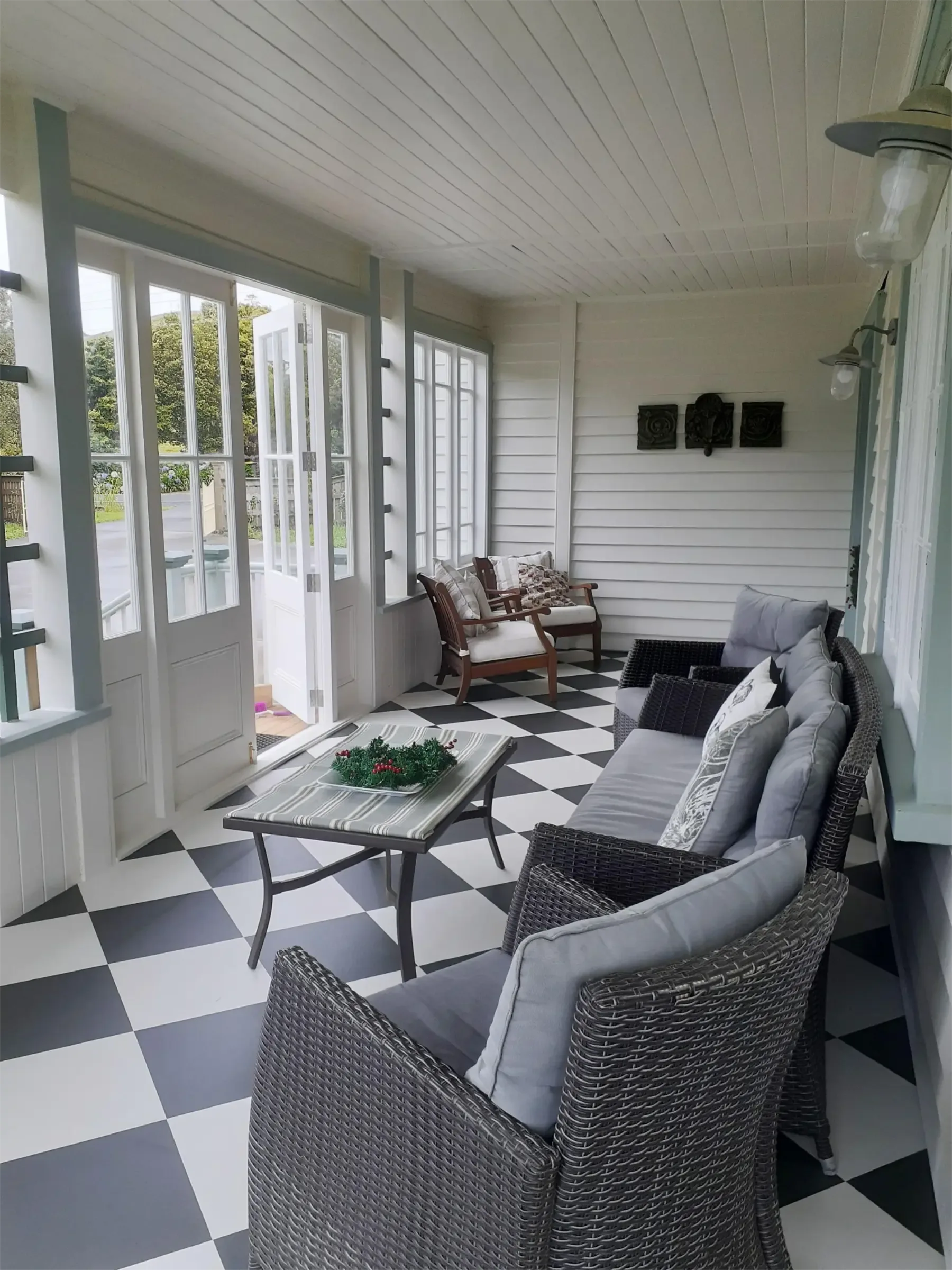 After: the finished conservatory interior